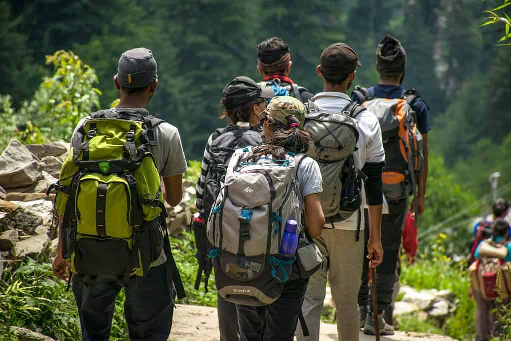 group hike