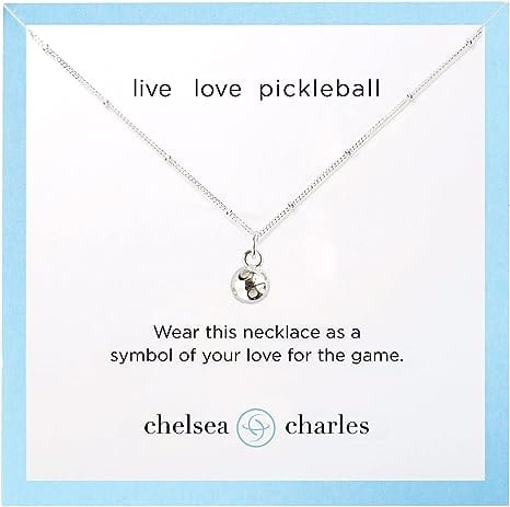 CC sport charm necklace pickleball jewelry