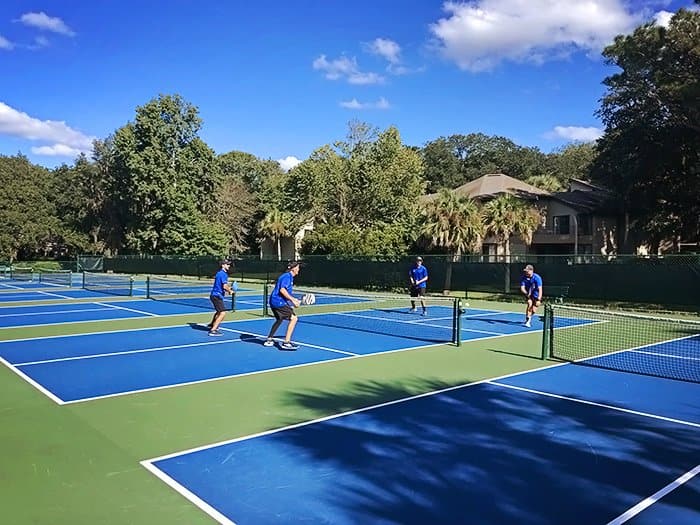 pickleball at amelia island resort vacation destination