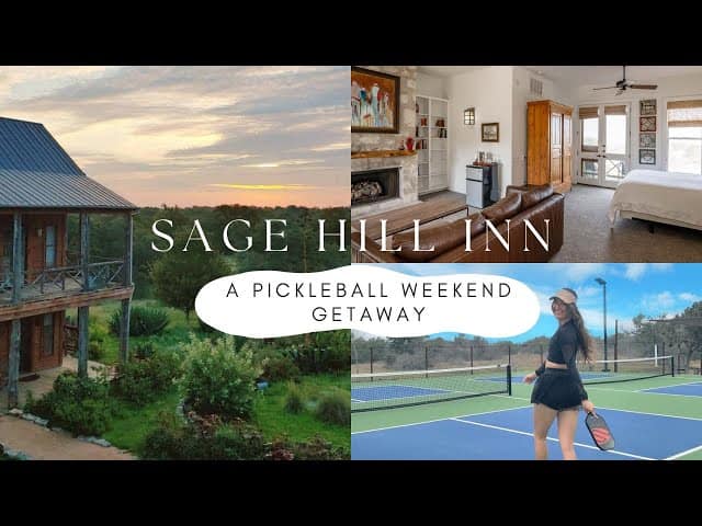 Texas Hill Country Pickleball Resort - Sage Hill Inn & Spa