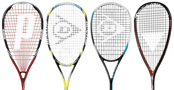 types of squash racquets